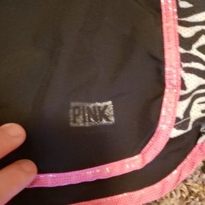 Zebra PINK Athletic Shorts